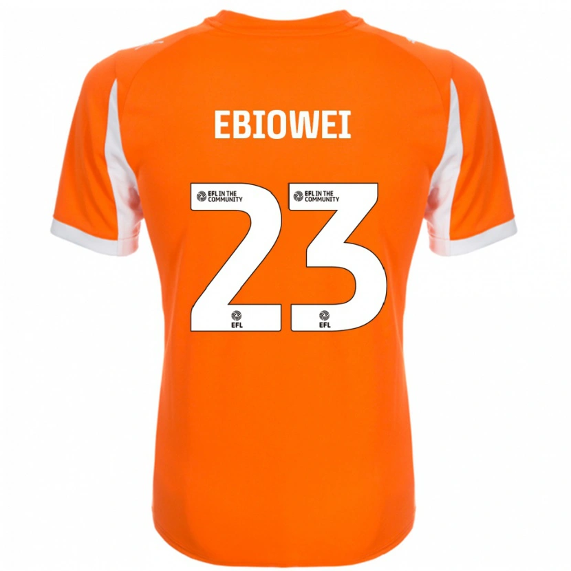 Danxen Herren Malcolm Ebiowei #23 Orange Weiß Heimtrikot Trikot 2025/26 T-Shirt Schweiz