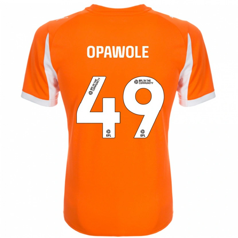 Danxen Herren Johnson Opawole #49 Orange Weiß Heimtrikot Trikot 2025/26 T-Shirt Schweiz