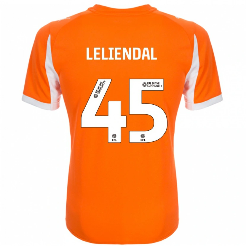 Danxen Herren Ky-Mani Leliendal #45 Orange Weiß Heimtrikot Trikot 2025/26 T-Shirt Schweiz