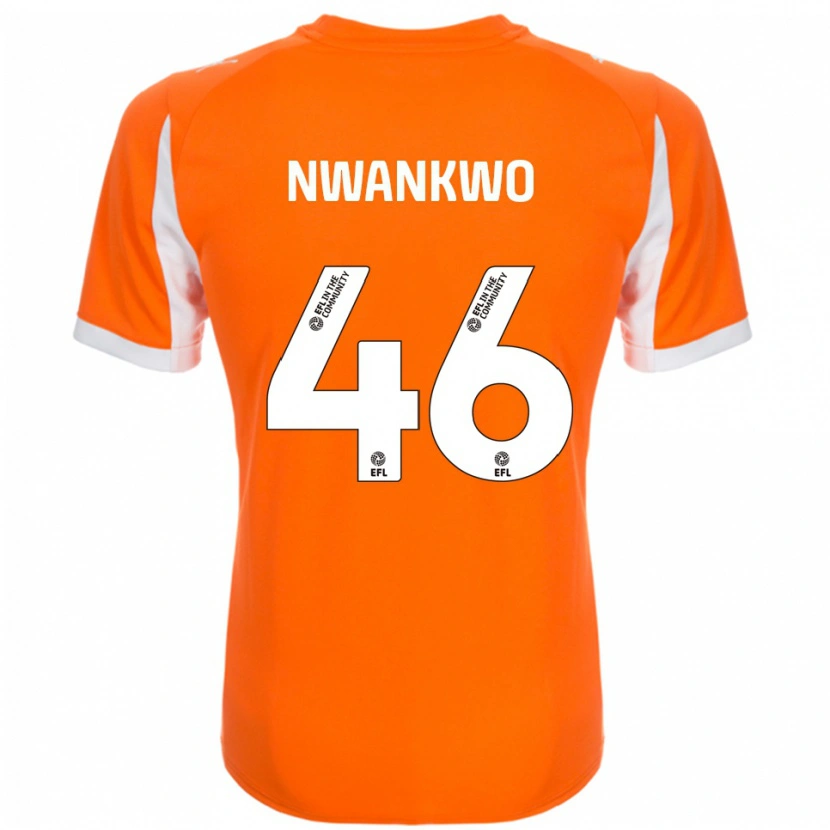 Danxen Herren Oluchukwu Nwankwo #46 Orange Weiß Heimtrikot Trikot 2025/26 T-Shirt Schweiz