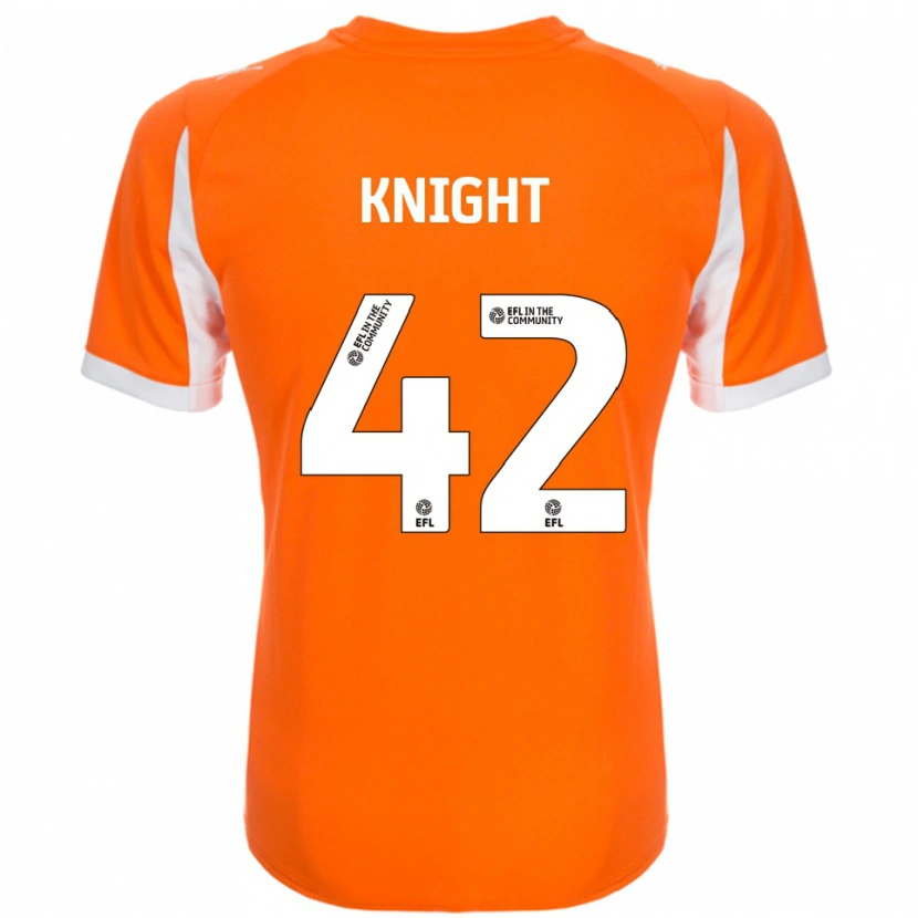 Danxen Herren Spencer Knight #42 Orange Weiß Heimtrikot Trikot 2025/26 T-Shirt Schweiz