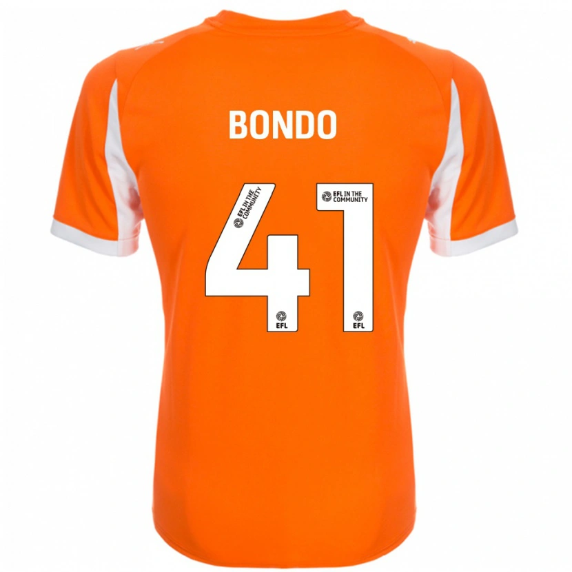 Danxen Herren Terry Bondo #41 Orange Weiß Heimtrikot Trikot 2025/26 T-Shirt Schweiz