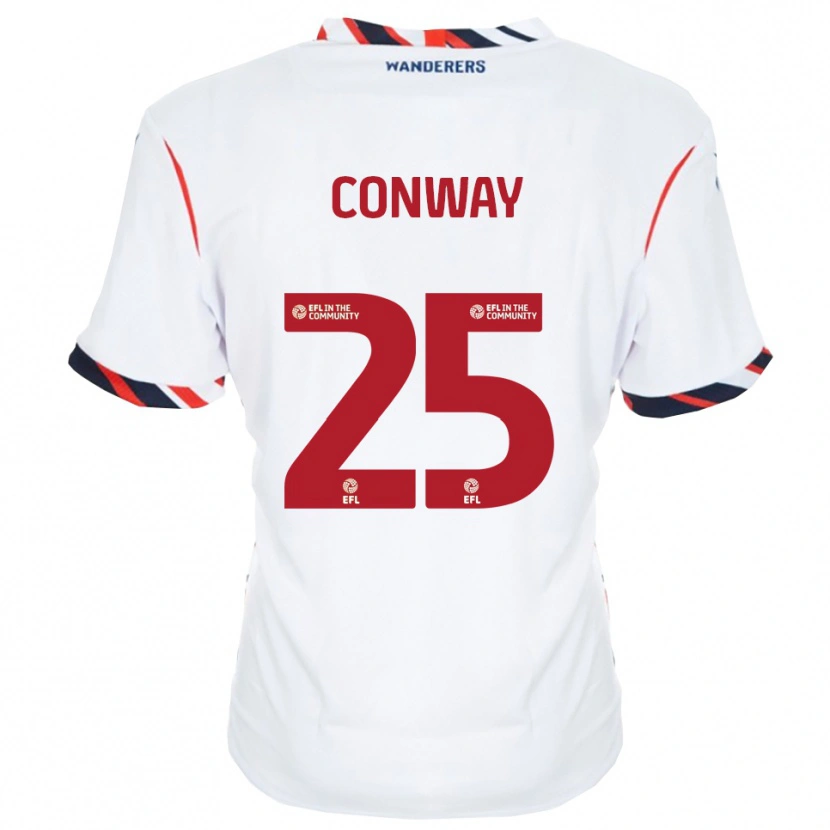 Danxen Herren Max Conway #25 Weiß Rot Heimtrikot Trikot 2025/26 T-Shirt Schweiz