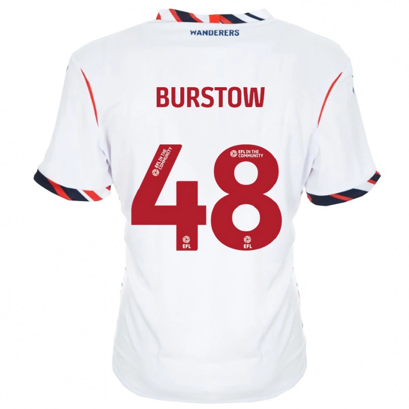 Danxen Herren Mason Burstow #48 Weiß Rot Heimtrikot Trikot 2025/26 T-Shirt Schweiz
