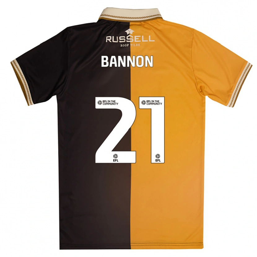 Danxen Herren Alex Bannon #21 Gelb Schwarz Heimtrikot Trikot 2025/26 T-Shirt Schweiz