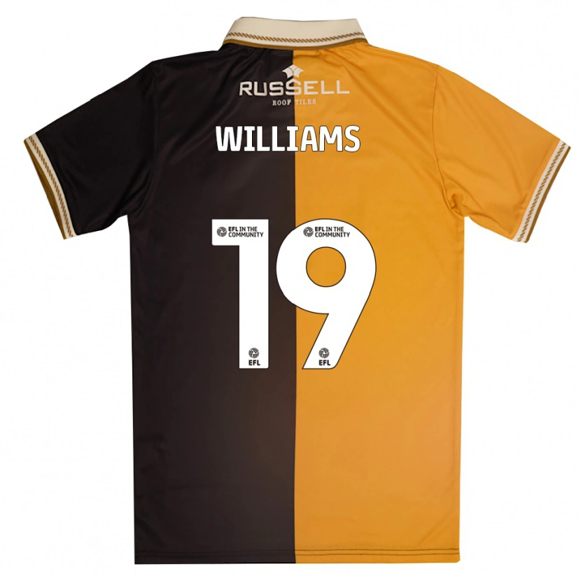 Danxen Herren Dylan Williams #19 Gelb Schwarz Heimtrikot Trikot 2025/26 T-Shirt Schweiz