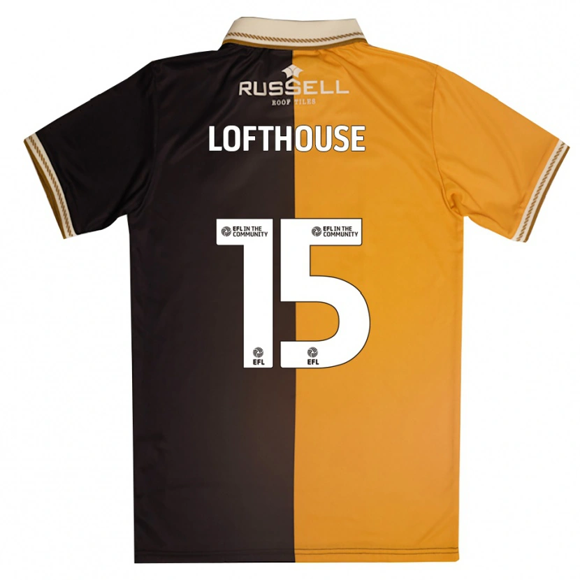 Danxen Herren Kyran Lofthouse #15 Gelb Schwarz Heimtrikot Trikot 2025/26 T-Shirt Schweiz