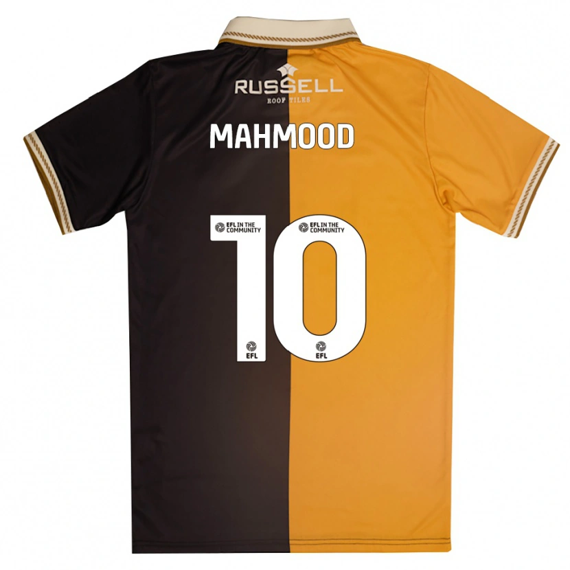 Danxen Herren Hajrah Mahmood #10 Gelb Schwarz Heimtrikot Trikot 2025/26 T-Shirt Schweiz