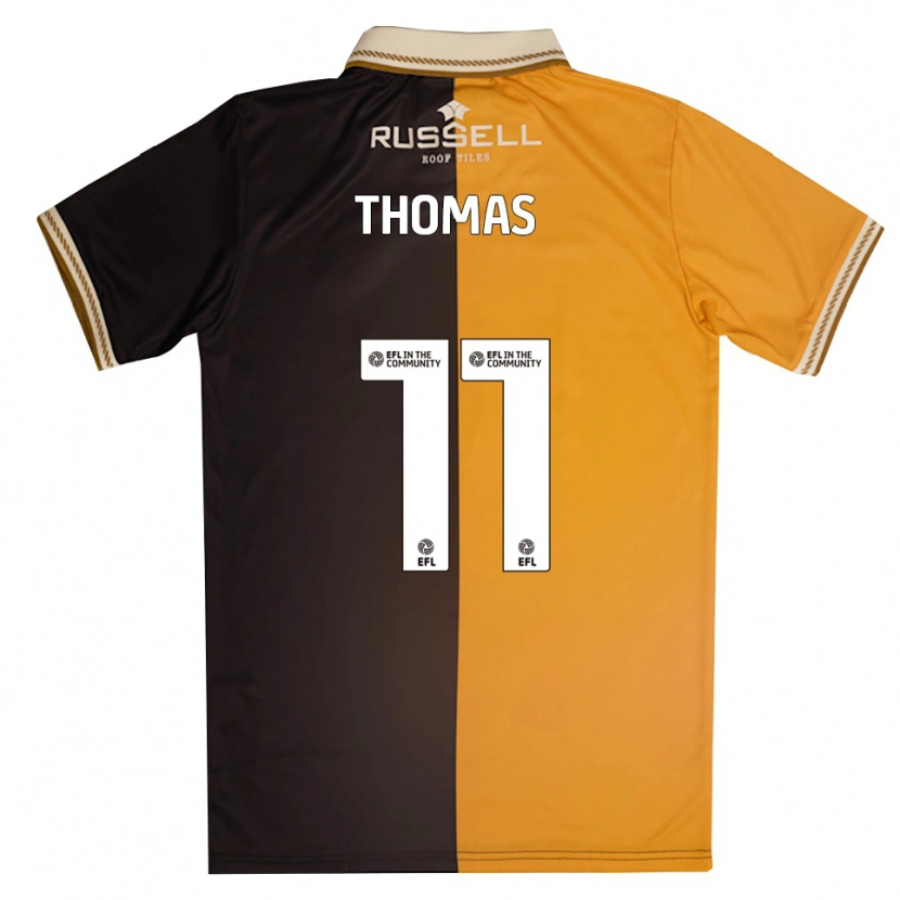 Danxen Herren Shanae Thomas #11 Gelb Schwarz Heimtrikot Trikot 2025/26 T-Shirt Schweiz