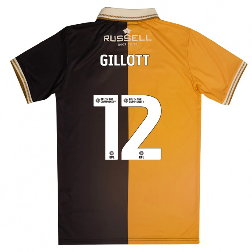Danxen Herren Emily Gillott #12 Gelb Schwarz Heimtrikot Trikot 2025/26 T-Shirt Schweiz