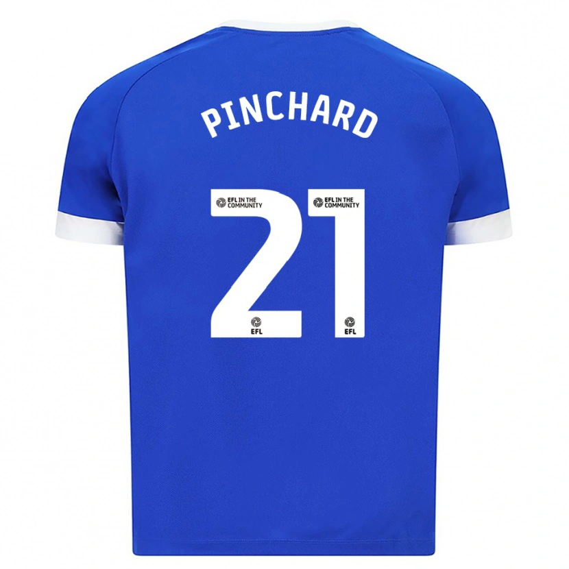 Danxen Herren Cerys Pinchard #21 Blau Weiß Heimtrikot Trikot 2025/26 T-Shirt Schweiz