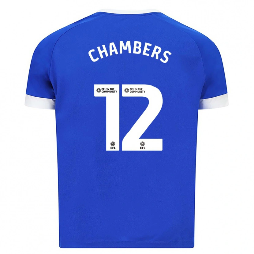 Danxen Herren Calum Chambers #12 Blau Weiß Heimtrikot Trikot 2025/26 T-Shirt Schweiz