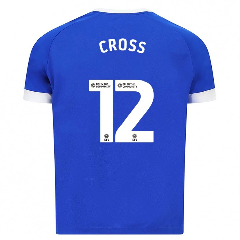 Danxen Herren Alex Cross #12 Blau Weiß Heimtrikot Trikot 2025/26 T-Shirt Schweiz