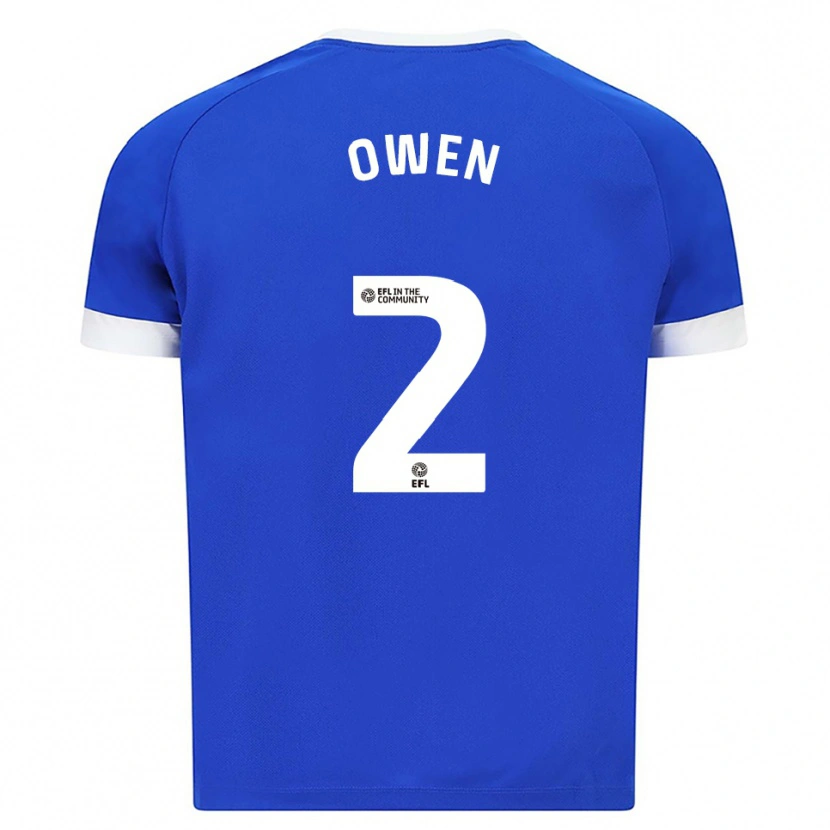 Danxen Herren Lisa Owen #2 Blau Weiß Heimtrikot Trikot 2025/26 T-Shirt Schweiz