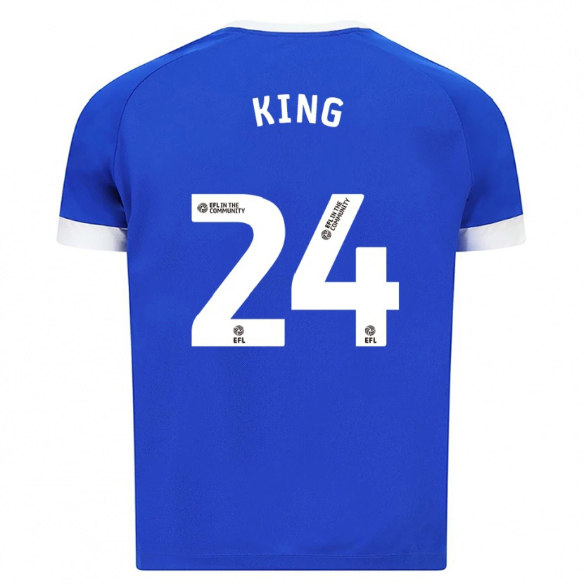 Danxen Herren Eli King #24 Blau Weiß Heimtrikot Trikot 2025/26 T-Shirt Schweiz