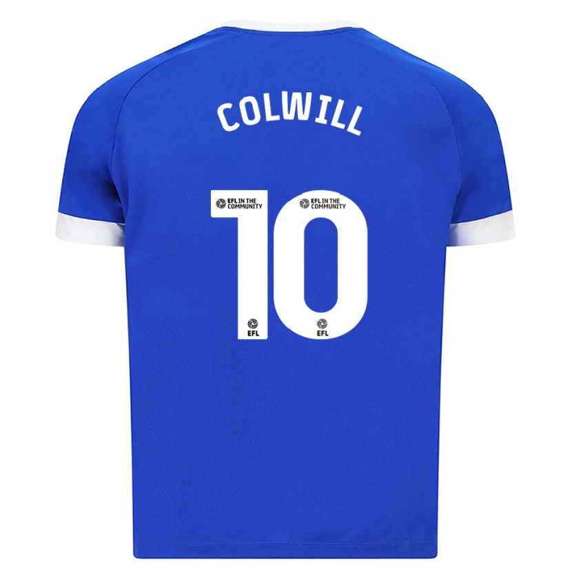 Danxen Herren Rubin Colwill #10 Blau Weiß Heimtrikot Trikot 2025/26 T-Shirt Schweiz
