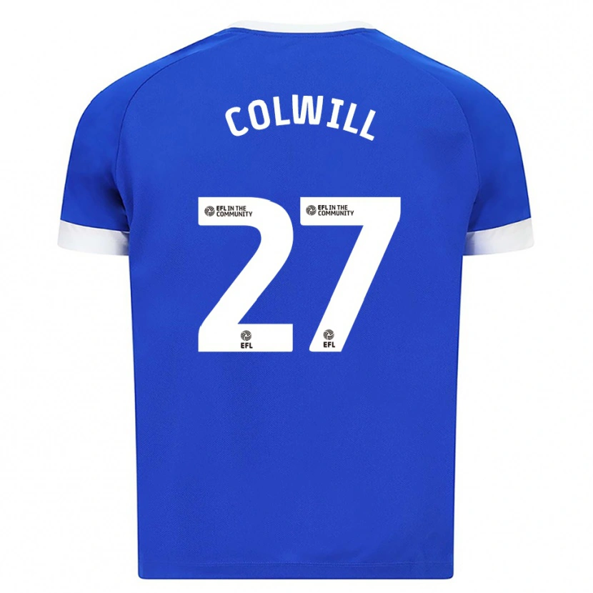 Danxen Herren Joel Colwill #27 Blau Weiß Heimtrikot Trikot 2025/26 T-Shirt Schweiz