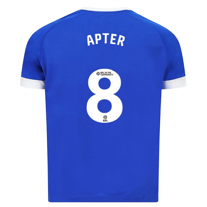 Danxen Herren Matthew Apter #8 Blau Weiß Heimtrikot Trikot 2025/26 T-Shirt Schweiz