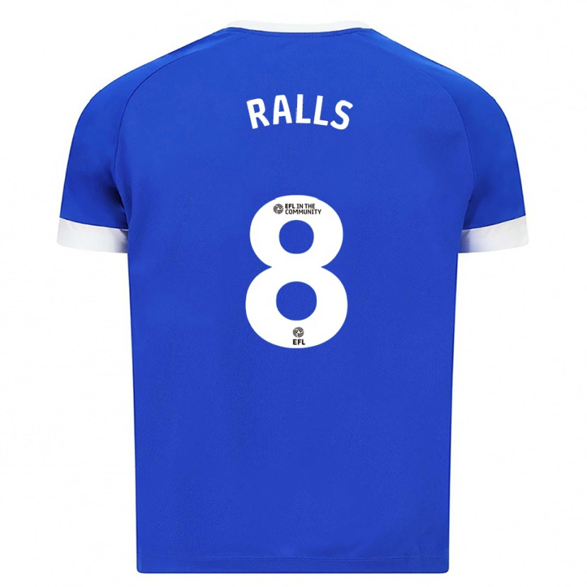 Danxen Herren Joe Ralls #8 Blau Weiß Heimtrikot Trikot 2025/26 T-Shirt Schweiz