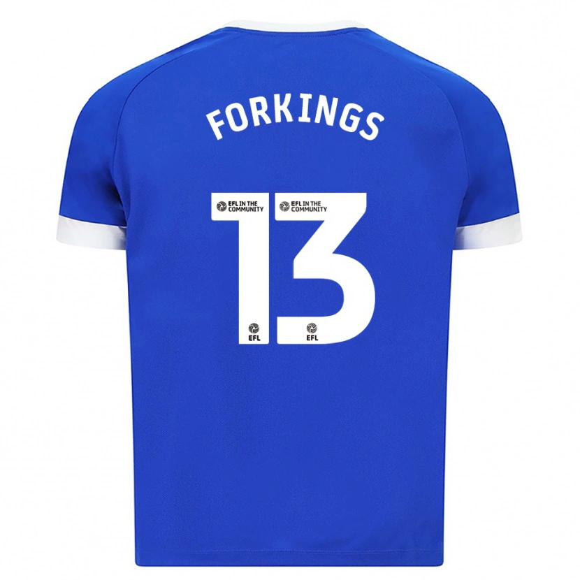 Danxen Herren Amelia Forkings #13 Blau Weiß Heimtrikot Trikot 2025/26 T-Shirt Schweiz