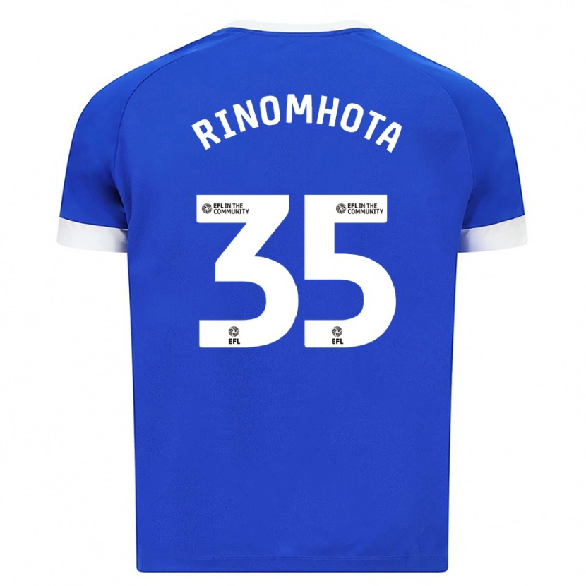 Danxen Herren Andy Rinomhota #35 Blau Weiß Heimtrikot Trikot 2025/26 T-Shirt Schweiz
