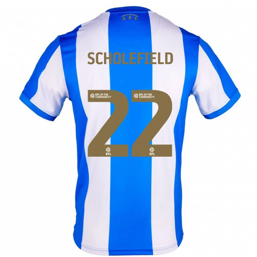 Danxen Herren Lois Scholefield #22 Blau Weiß Heimtrikot Trikot 2025/26 T-Shirt Schweiz