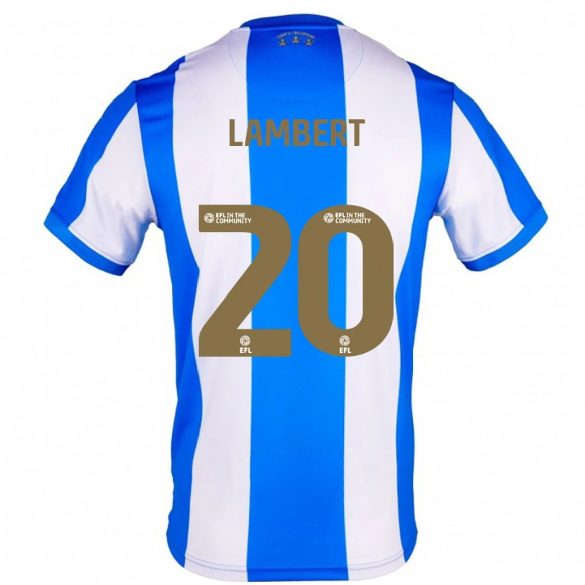 Danxen Herren Ellie Lambert #20 Blau Weiß Heimtrikot Trikot 2025/26 T-Shirt Schweiz