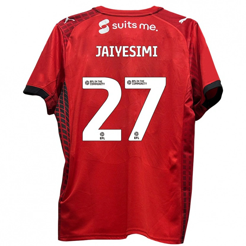 Danxen Herren Diallang Jaiyesimi #27 Rot Schwarz Heimtrikot Trikot 2025/26 T-Shirt Schweiz