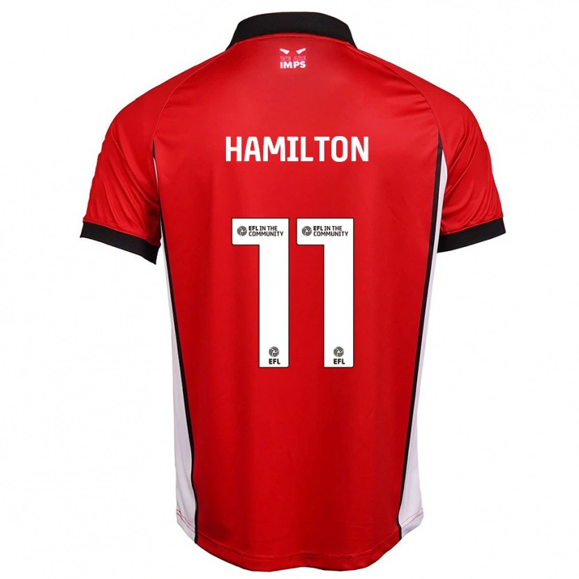 Danxen Herren Ethan Hamilton #11 Rot Weiß Heimtrikot Trikot 2025/26 T-Shirt Schweiz