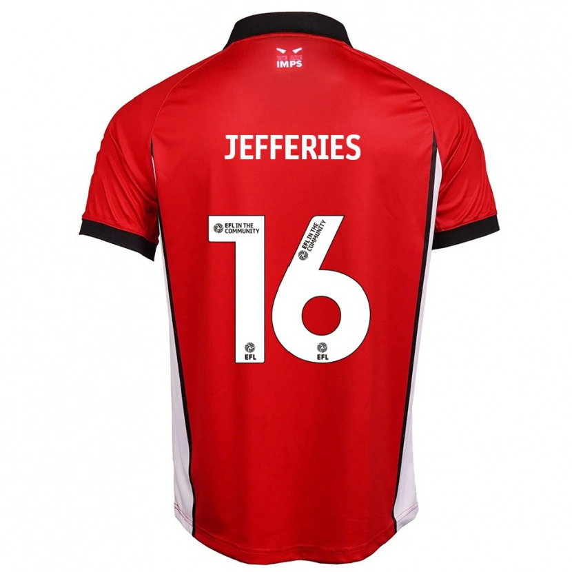 Danxen Herren Dom Jefferies #16 Rot Weiß Heimtrikot Trikot 2025/26 T-Shirt Schweiz