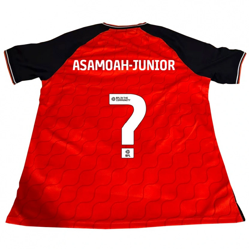 Danxen Herren Lloyd Asamoah-Junior #0 Orange Schwarz Weiß Heimtrikot Trikot 2025/26 T-Shirt Schweiz