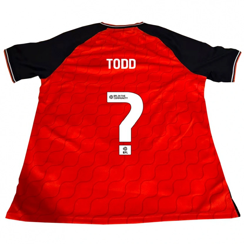 Danxen Herren Carla Todd #0 Orange Schwarz Weiß Heimtrikot Trikot 2025/26 T-Shirt Schweiz