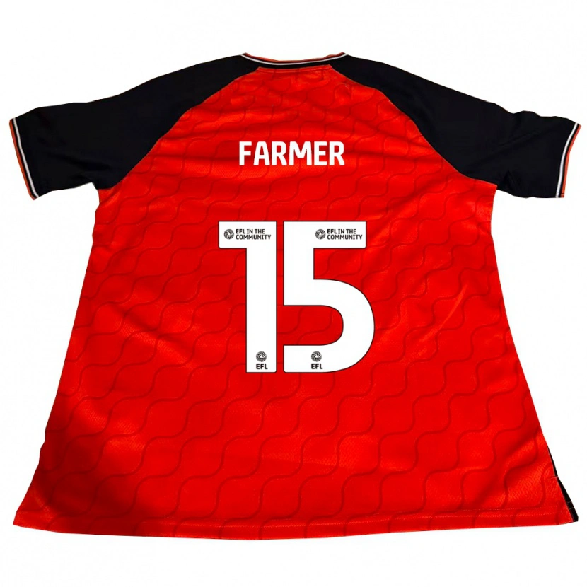 Danxen Herren Nicole Farmer #15 Orange Schwarz Weiß Heimtrikot Trikot 2025/26 T-Shirt Schweiz