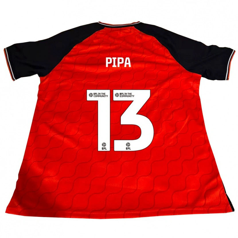 Danxen Herren Oliver Pipa #13 Orange Schwarz Weiß Heimtrikot Trikot 2025/26 T-Shirt Schweiz