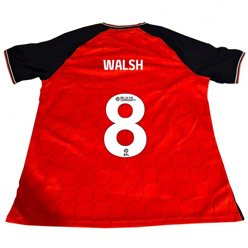 Danxen Herren Liam Walsh #8 Orange Schwarz Weiß Heimtrikot Trikot 2025/26 T-Shirt Schweiz
