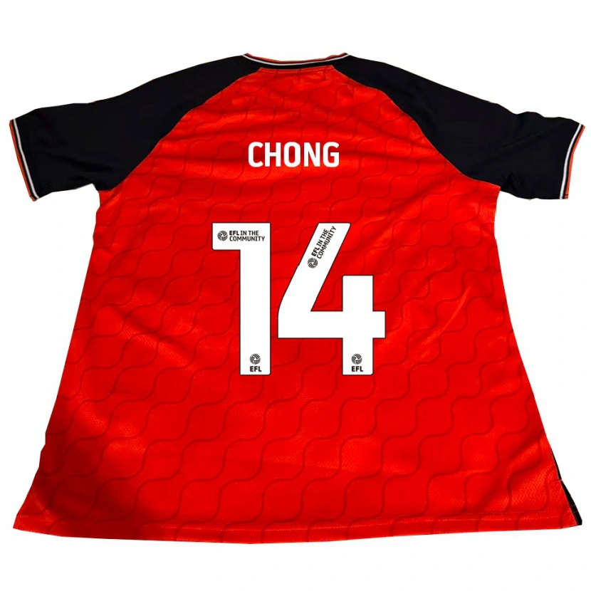 Danxen Herren Tahith Chong #14 Orange Schwarz Weiß Heimtrikot Trikot 2025/26 T-Shirt Schweiz