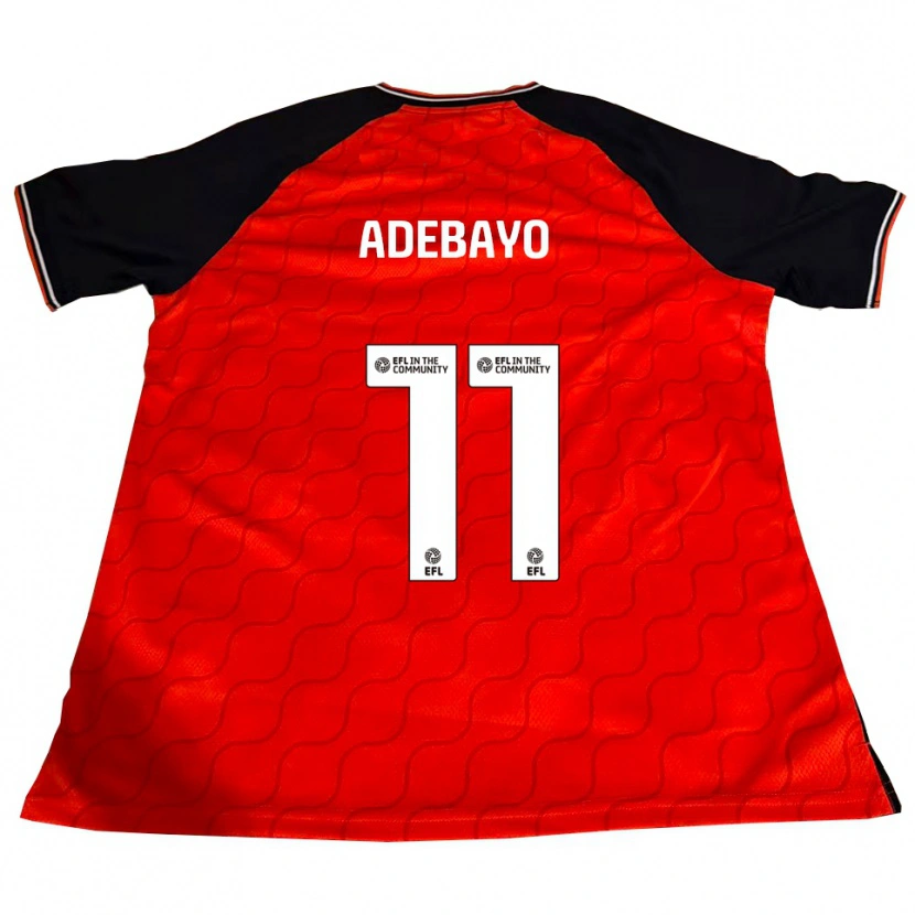 Danxen Herren Elijah Adebayo #11 Orange Schwarz Weiß Heimtrikot Trikot 2025/26 T-Shirt Schweiz