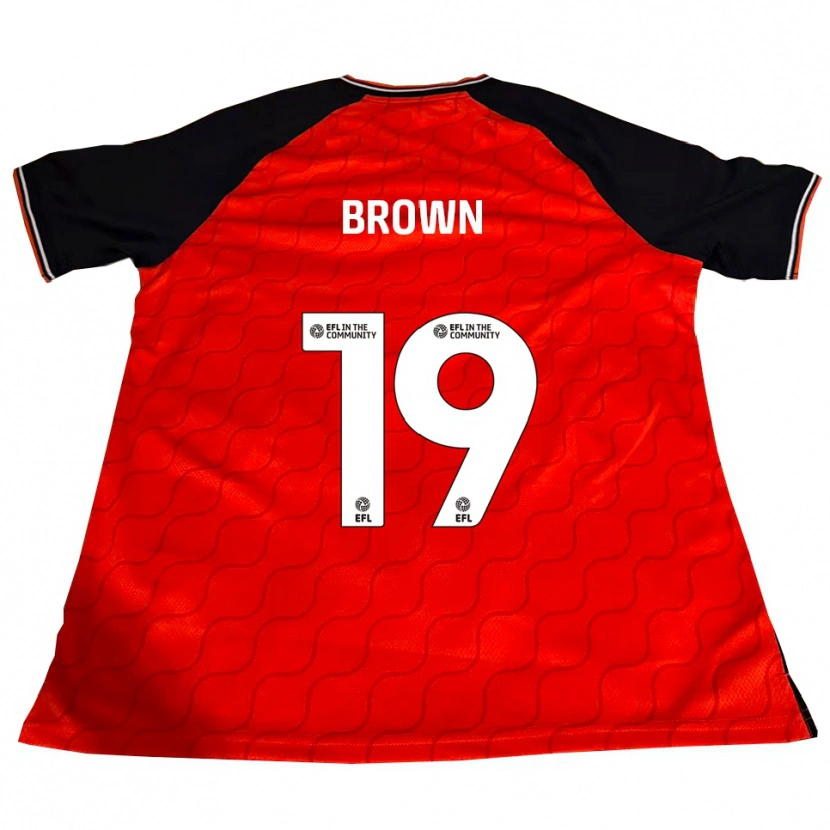 Danxen Herren Jacob Brown #19 Orange Schwarz Weiß Heimtrikot Trikot 2025/26 T-Shirt Schweiz