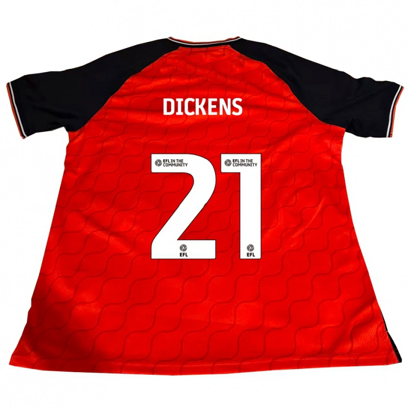 Danxen Herren Andie Dickens #21 Orange Schwarz Weiß Heimtrikot Trikot 2025/26 T-Shirt Schweiz