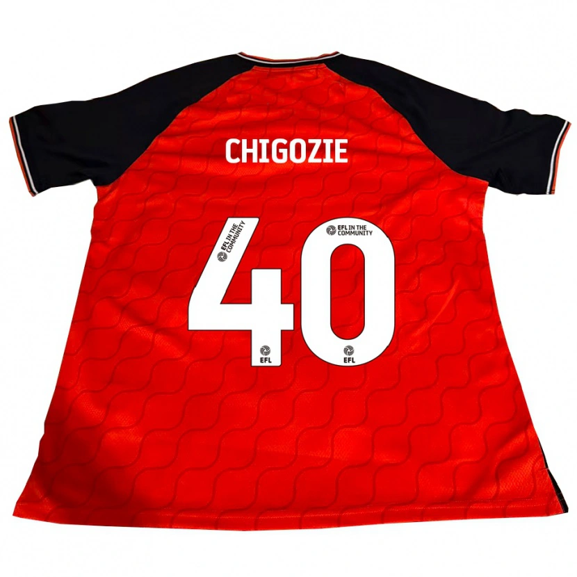Danxen Herren Christian Chigozie #40 Orange Schwarz Weiß Heimtrikot Trikot 2025/26 T-Shirt Schweiz