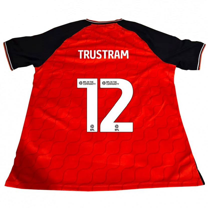 Danxen Herren Charlie Trustram #12 Orange Schwarz Weiß Heimtrikot Trikot 2025/26 T-Shirt Schweiz