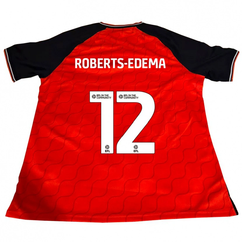 Danxen Herren Kyron Roberts-Edema #12 Orange Schwarz Weiß Heimtrikot Trikot 2025/26 T-Shirt Schweiz