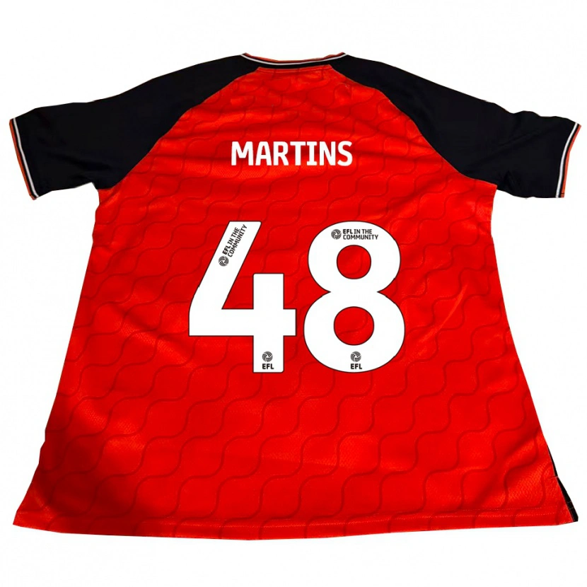 Danxen Herren Dominic Dos Santos Martins #48 Orange Schwarz Weiß Heimtrikot Trikot 2025/26 T-Shirt Schweiz