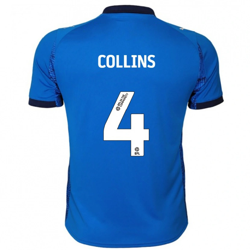 Danxen Herren Archie Collins #4 Blau Weiß Heimtrikot Trikot 2025/26 T-Shirt Schweiz