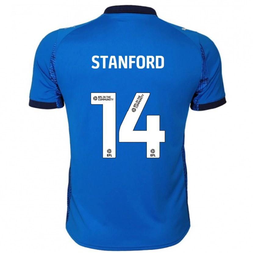 Danxen Herren Jessica Stanford #14 Blau Weiß Heimtrikot Trikot 2025/26 T-Shirt Schweiz