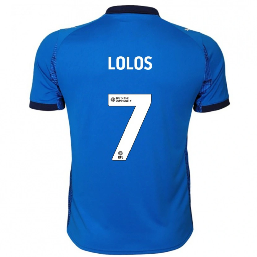 Danxen Herren Klaidi Lolos #7 Blau Weiß Heimtrikot Trikot 2025/26 T-Shirt Schweiz