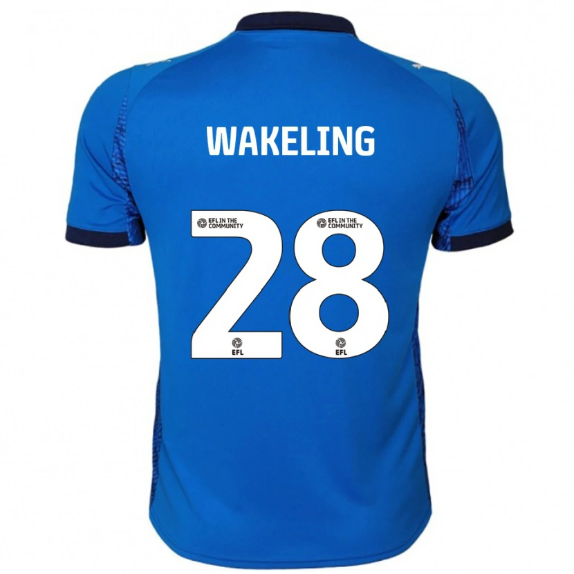 Danxen Herren Jacob Wakeling #28 Blau Weiß Heimtrikot Trikot 2025/26 T-Shirt Schweiz