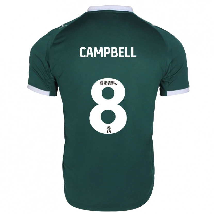 Danxen Herren Sebastian Campbell #8 Grün Weiß Heimtrikot Trikot 2025/26 T-Shirt Schweiz
