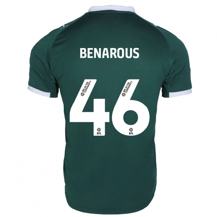 Danxen Herren Ayman Benarous #46 Grün Weiß Heimtrikot Trikot 2025/26 T-Shirt Schweiz