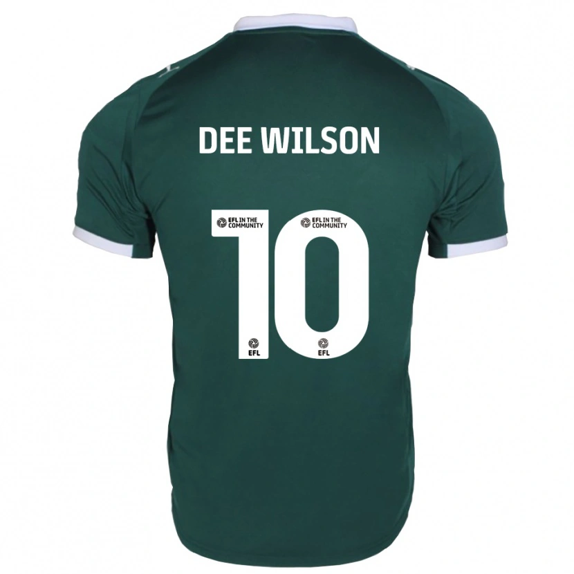 Danxen Herren Georgia Dee Wilson #10 Grün Weiß Heimtrikot Trikot 2025/26 T-Shirt Schweiz